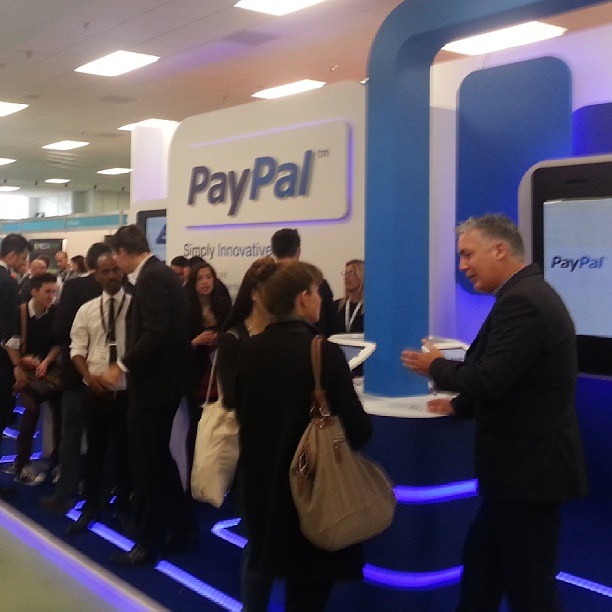 Checking out the #PayPal stand at #ecommerceexpo