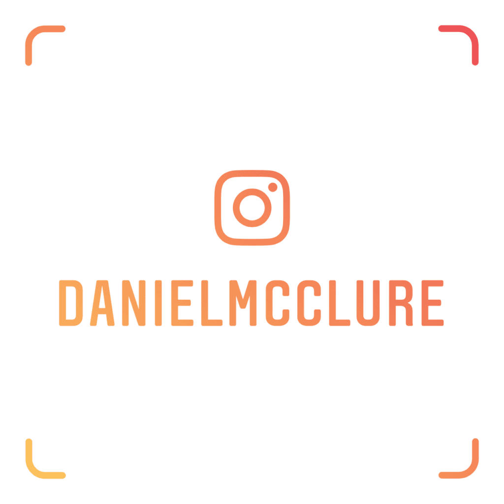 @DanielMcClure | Instagram Nametag