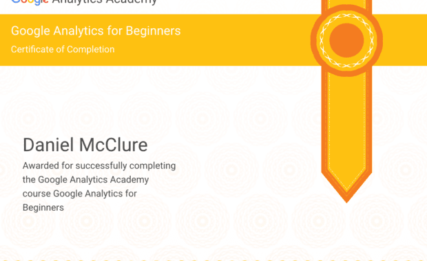 Google Analytics for Beginners Certificatie