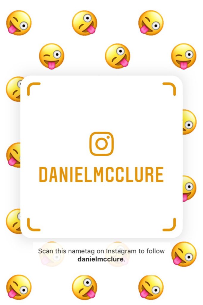 Emoji Instagram Nametag