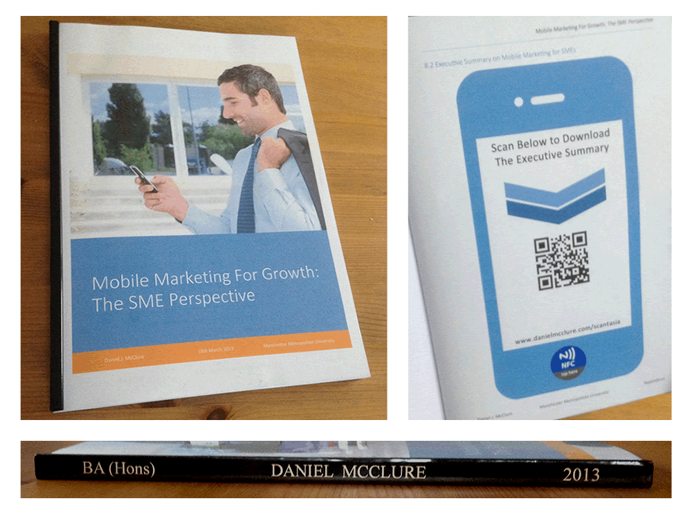 mobile marketing dissertation The First NFC Enabled Dissertation on Mobile Marketing