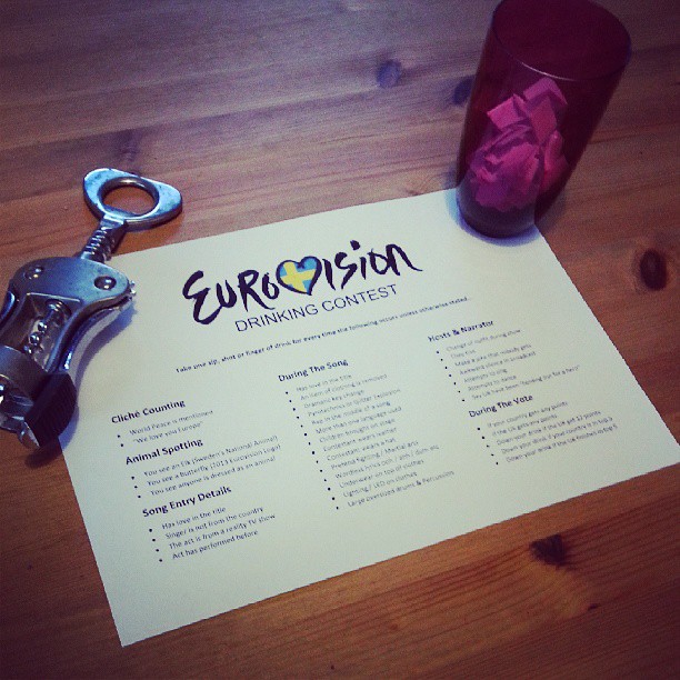 Overboard or just dedicated? The #Eurovision Song Contest 2013 #DrinkingGame http://bit.ly/eurovision-drinking-game #ESC2013