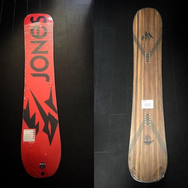 Part Two of gear won from @snocru & @twsnow for the most tracked vertical #snowboarding distance in February. An awesome brand new #Flagship board from @jonessnowboards!