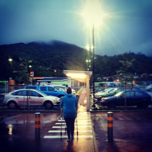 Post epic #ChristmasShop in the hills. So much for the #ChristmasRush, we saw maybe 10 other people in a huge supermarket. 
#Christmas #CarPark #NewZealand