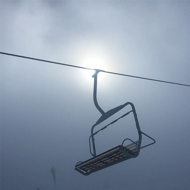 Remarkables chair in the clouds