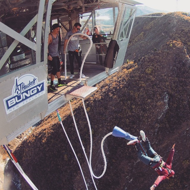 So today I #bungy jumped 134 metres over the #NevisRiver #NewZealand. Logically you know that it’s fine and hundreds of people have done it before you. In reality; it’s still a scary prospect. Feel the fear and do it anyway. Great fun and the jump just seems to keep on going! #AJHackett #BungyJump #Adrenaline