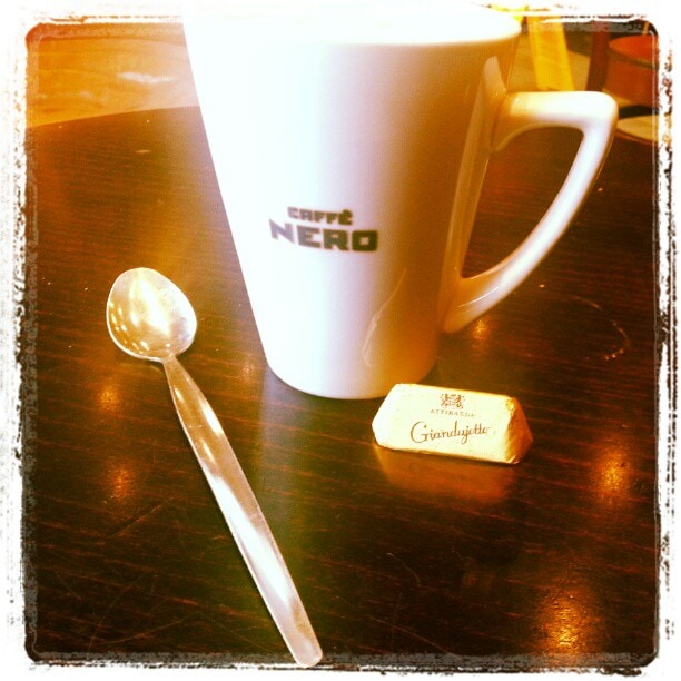 Trying the new Praline Latte at Caffè Nero. #Coffee #Christmas #CaffeNero