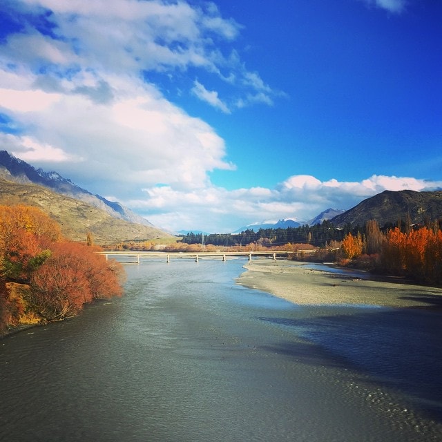 View from a #HistoricBridge in #Otago