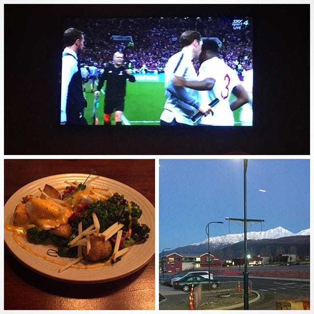 World Cup Breakfast on the bottom of the world…