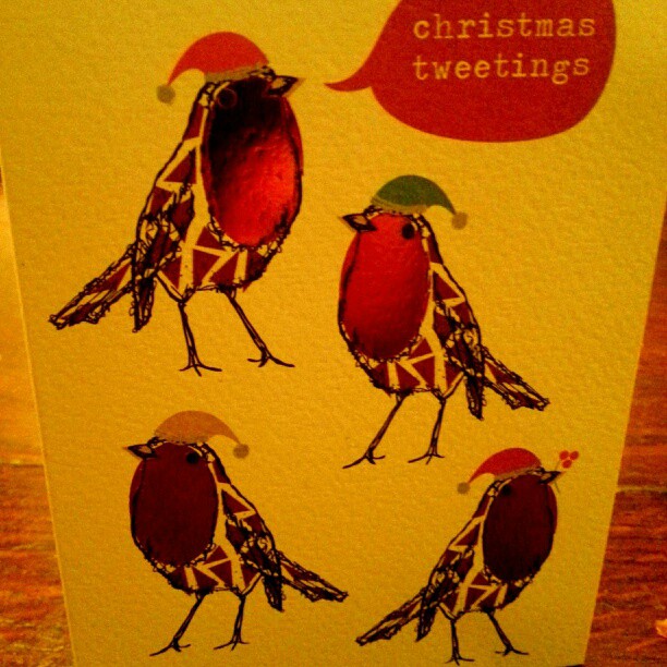 You know #SocialMedia owns you when even Christmas cards make you think of #Twitter!